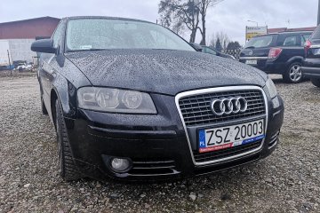 Audi A3 8P 1.9TDI 105KM ! 5 Drzwi ! Czarna ! Skóry !